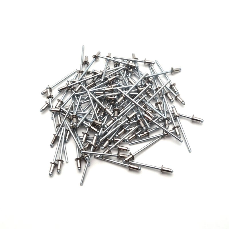 Antrader 1/8" x 1/4" 304 Stainless Steel Blind Rivets Pull Rivets Rivets Core Decoration Rivets Pack of 100 - Image 1